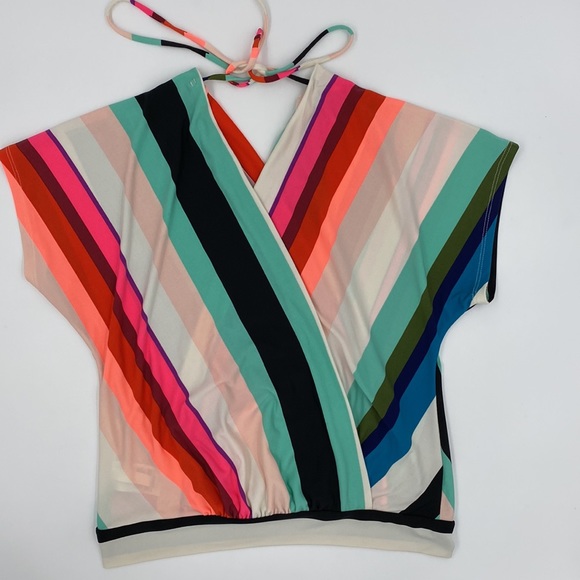 Express Color Block Top - Picture 2 of 5